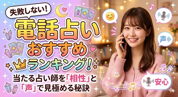 電話占いおすすめランキング｜当たる占い師を「相性」と「声」で見極める秘訣
